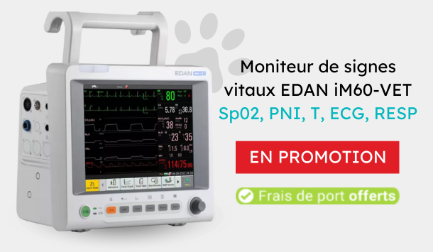 Moniteur EDAN iM60-VET CG, RESP)